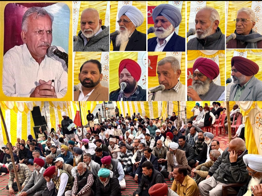 ਸਾਥੀ ਸਤਪਾਲ ਲੱਠ ਨੂੰ ਸ਼ਰਧਾਂਜਲੀਆਂ ਭੇਟ ਕੀਤੀਆਂ ਗਈਆਂ